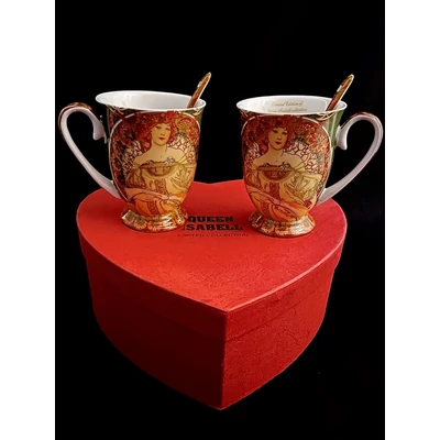 Páros teásbögre Mucha 