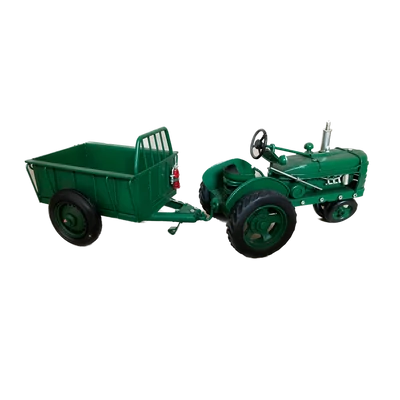 Traktor makett fém dekoráció