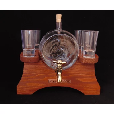 pálinkás készlet egyhordós