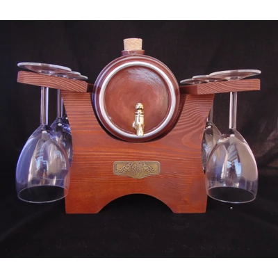 Boroskészlet kerámiahordóval