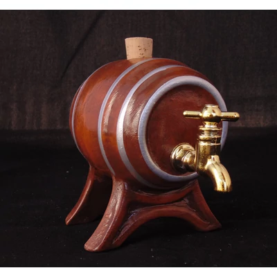 Csapos kerámia hordó 0,5 liter