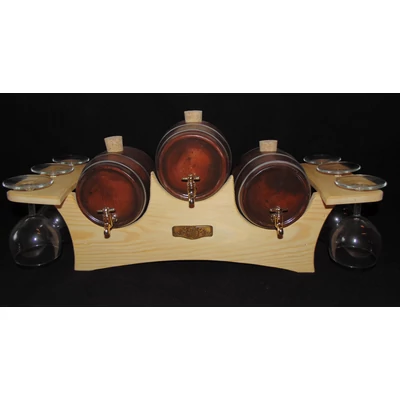 Boros készlet 3-as barna natúr