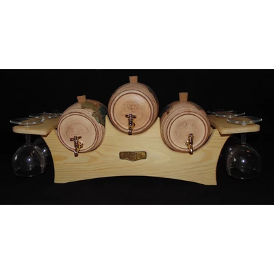 Boros készlet 3-as natúr deko