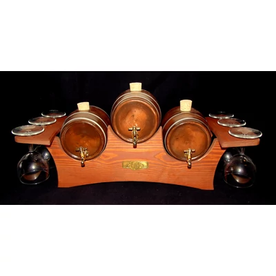 Boros készlet 3hordó barna