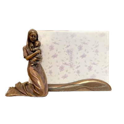 Anya gyerekével fényképtartó