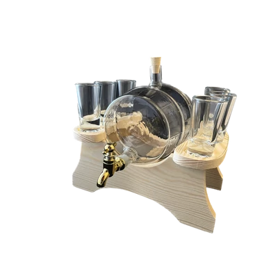 Pálinkás készlet egyhordós natúr 1L