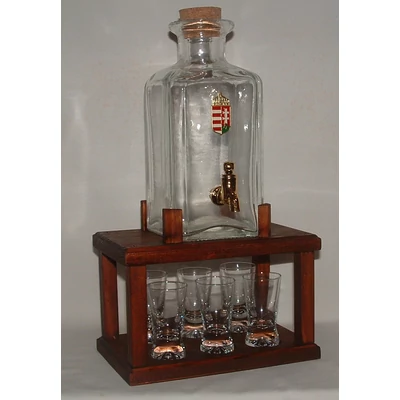 pálinkáskészlet  torony